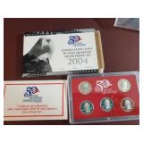 2004 US Mint 50 State Quarters Silver Proof Set