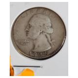 1946S  Washington Silver Quarter