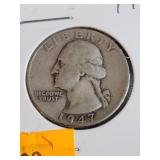 1947  Washington Silver Quarter