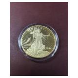 1933 Replica Gold-Plated clad Saint-Gaudens $50pc