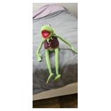 Muppets Kermit the frog w/ plaid vest
