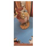 Carved wood chicken yard decorations 13x 7'