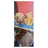 Pug face pillow expression by conaz and type