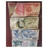 Assorted Mexico Currency