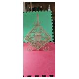 Vintage heavy duty awesome brass corner stand
