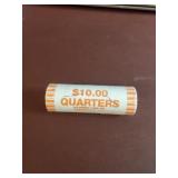Roll of Wyoming State Unc Quarters