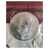 2002 $1 Silver American Eagle .999 Uncirculated