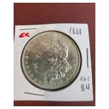 1888  Morgan Silver Dollar BU