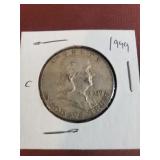 1949 Silver Franklin half dollar