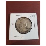 1949 Silver Franklin half dollar
