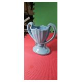 The usa blue vase w/ 2 handle