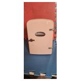 Working miniature  refrigerator ( pink)