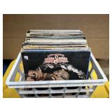 Lot of 55+ vinyl records different genres.