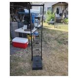 Black metal rack 62'ï¿½ 12'