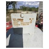 Large propane tank weighs forty pound.Assume has