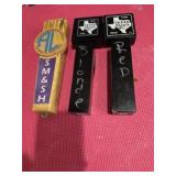 Lot of 3 misc beer taps