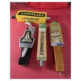 Lot of 4 misc beer taps
