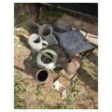 Lot of primitive cans