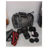 Canon T50 camera with Toyo 62mm lens, Canon 244T