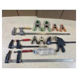 10pc SLIDEBAR & SPRING CLAMP ASSORTMENT