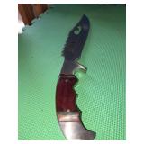 17.5 ' long hunting knife w/ steel plate