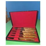 6 stainless steel hoffritz chef  cooking knives