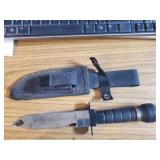6' Blade multi use knife with compass and sheath