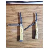2 Case XX 3' blade folding knives 1 is # 3254