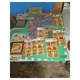 18 vtg tile deco and mini treat bags