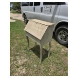 Small primitive drop front desk