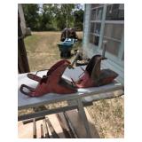 Pair of towing bumper apparatuses