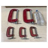 5pc Adjustable Metal C-CLAMP Set