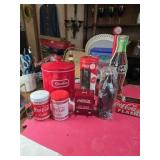 Light of six coca cola collectibles, very nice,