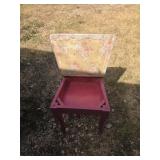 Antique chair for sewing purpose