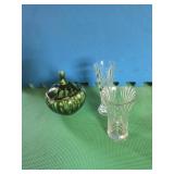 Mid century pottery dip glaze sugar & 2