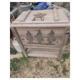 18' h x8 w vintage cooler