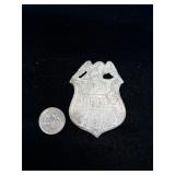 21g Sterling Silver 925 sheriffï¿½s badge Silver rep