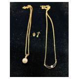 Lot of necklaces and earrings