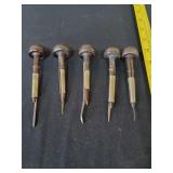 Vintage engraving tools