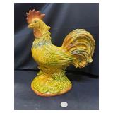 13.5ï¿½ Vintage Italian large ceramic rooster