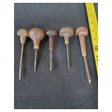 Vintage engraving tools