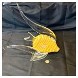 12ï¿½ x12ï¿½ Fifth Avenue Art Glass Angel Fish READ