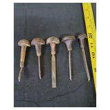 Vintage engraving tools
