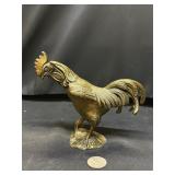 Vintage Brass rooster trinket box/ashtray Italian
