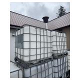 Caged IBC Container