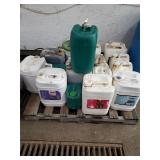 Pallet of hydroponic Nutrients