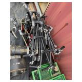 Tote of Shutoffs and tubing