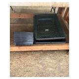 Lot of drip, trays and  starter trays