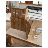 Multiple boxes, plastic hangers