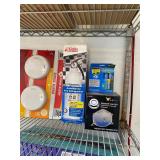 Safety Lot w/Masks, extinguisher, Misc